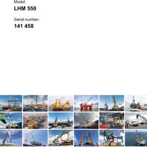 Liebherr LHM 550 Mobile Harbour Crane Spare Parts Catalogue - Serial 141458 - English German PDF