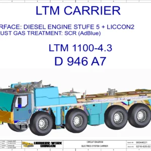 Liebherr LTM 1100-4.3 D946 A7 LICCON2 Electrical Circuit Diagrams - Engine & Exhaust Treatment SCR PDF