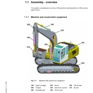 Liebherr R 926 Classic Hydraulic Excavator & Material Handler Operating Instructions 10359491 - PDF
