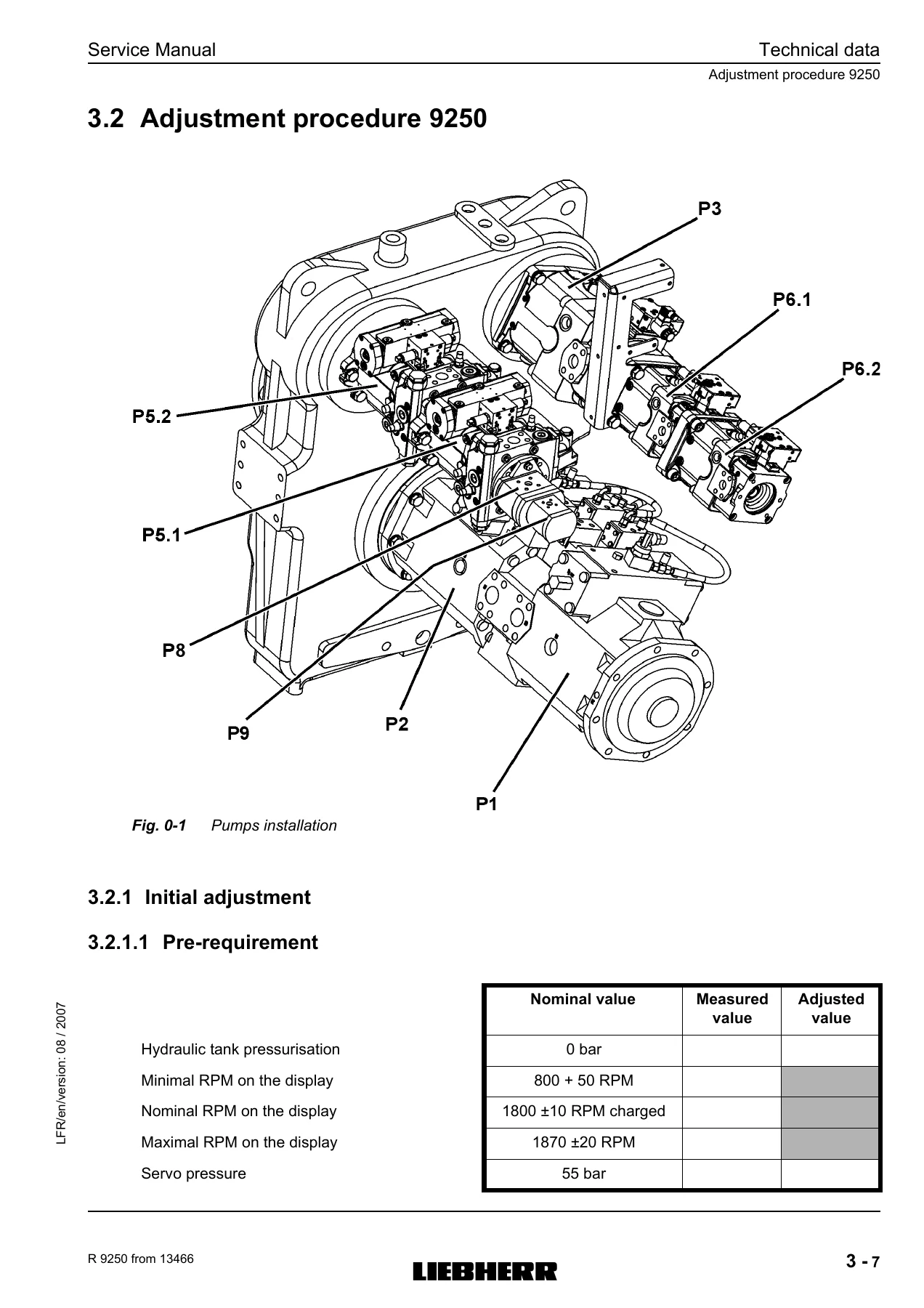 Liebherr R9250 Hydraulic Excavator Service Manual 2007 - 10070168 - Image 2
