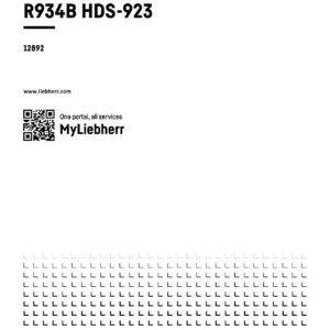 Liebherr R934B HDS-923 Spare Parts Catalog 12892 - Complete Excavator Parts Manual PDF