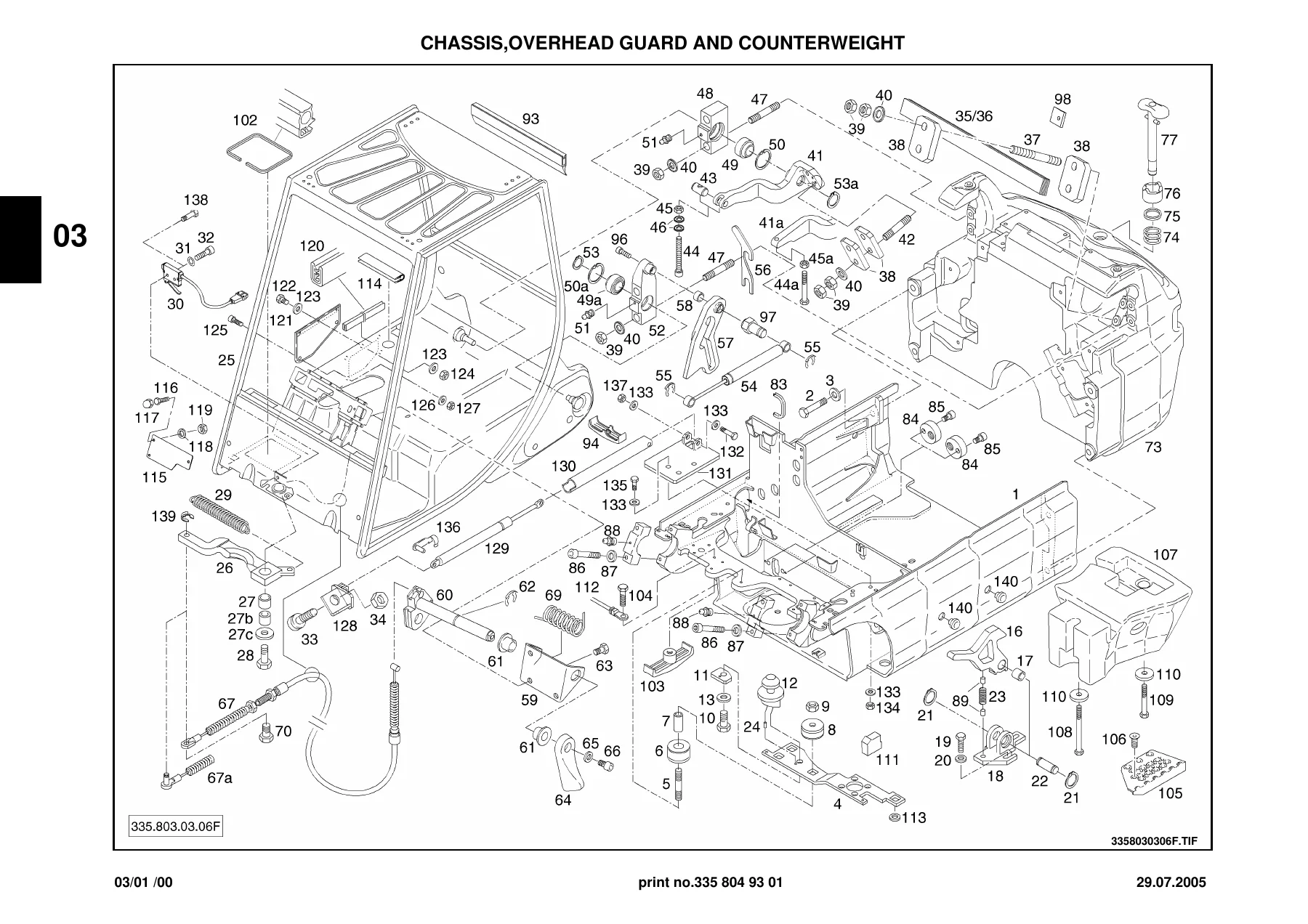 Linde E14 E16 E18 E20-02 Parts Catalogue 335 804 93 01 - Forklift Spare Parts Manual PDF - Image 3