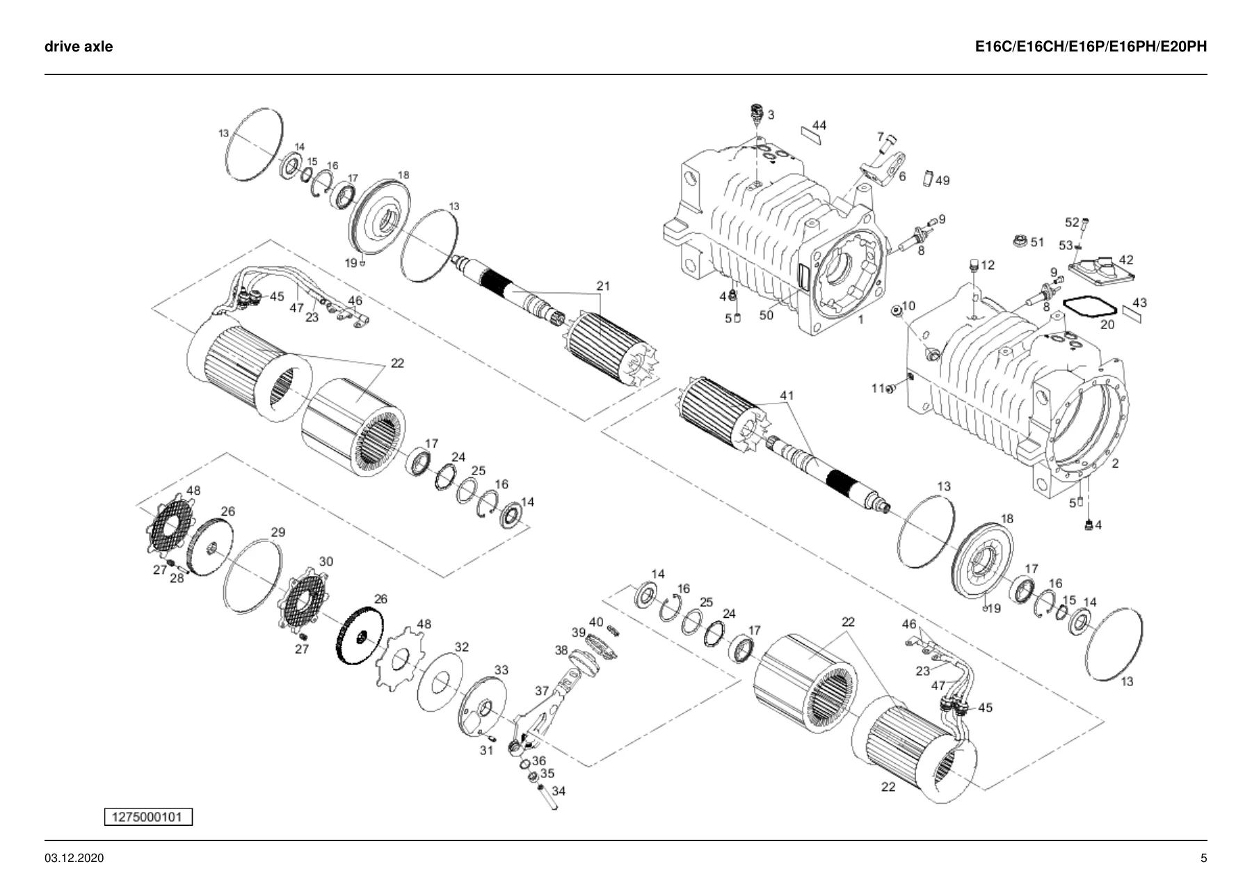 Linde E16C E16CH E16P E16PH E20PH Forklift Spare Parts Catalogue 1275 801 00 01 - PDF - Image 2