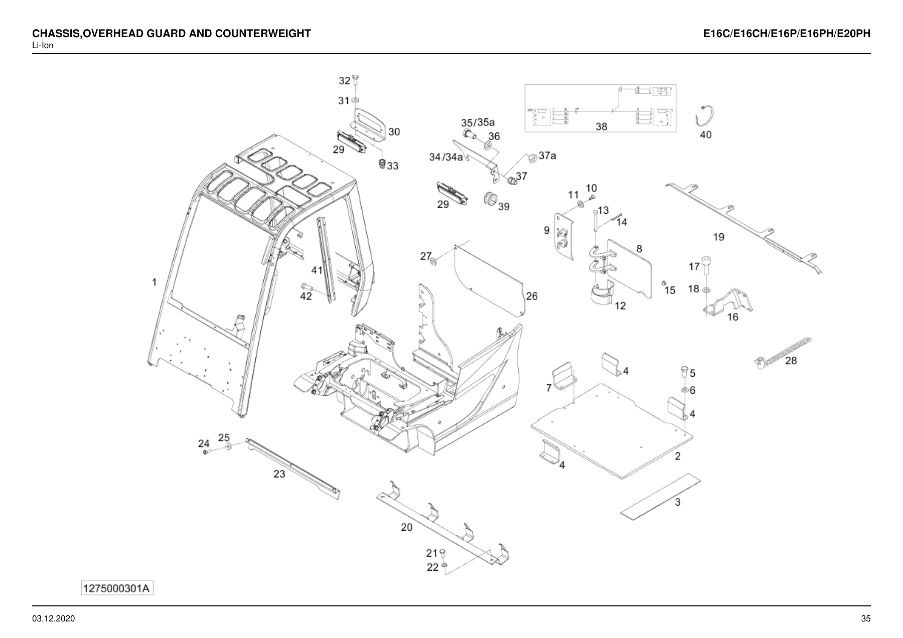 Linde E16C E16CH E16P E16PH E20PH Forklift Spare Parts Catalogue 1275 801 00 01 - PDF - Image 3