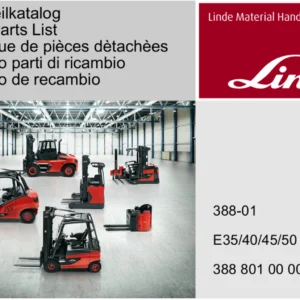 Linde E35 E40 E45 E50 Forklift Parts Catalogue 2016 – Complete Spare Parts List PDF