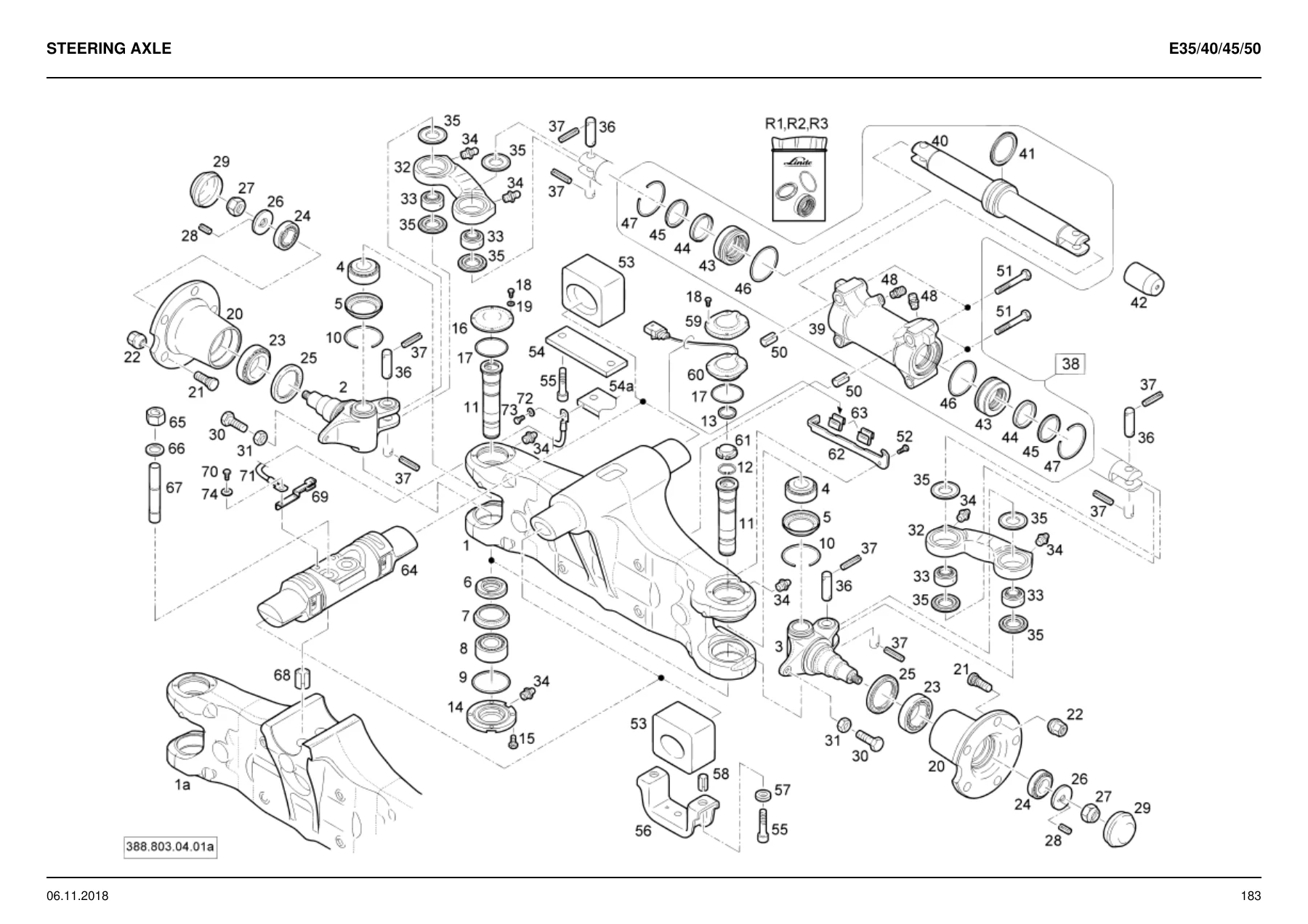 Linde E35 E40 E45 E50 Forklift Parts Catalogue 2018 โ PDF Spare Parts List 3888010001 - Image 3