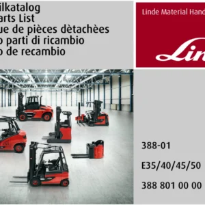 Linde E35 E40 E45 E50 Forklift Parts Catalogue 2018 – PDF Spare Parts List 3888010001