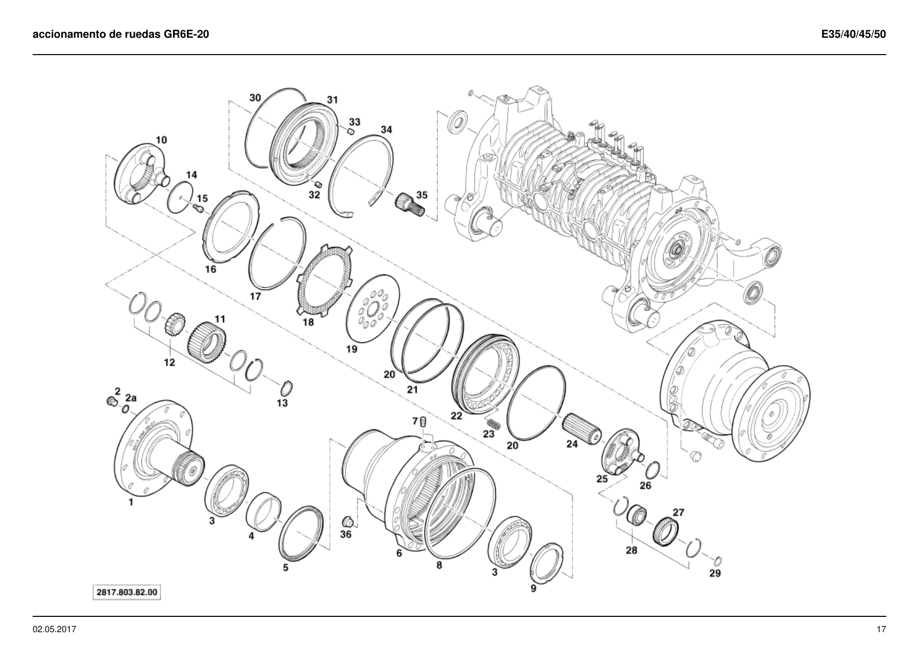 Linde E35 E40 E45 E50 Series 388-01 Forklift Spare Parts Catalog 388 801 00 00 - Multilingual PDF - Image 3