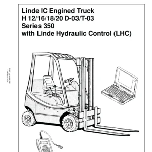 Linde H12 H16 H18 H20 D-03 T-03 Series 350 Service Training Manual