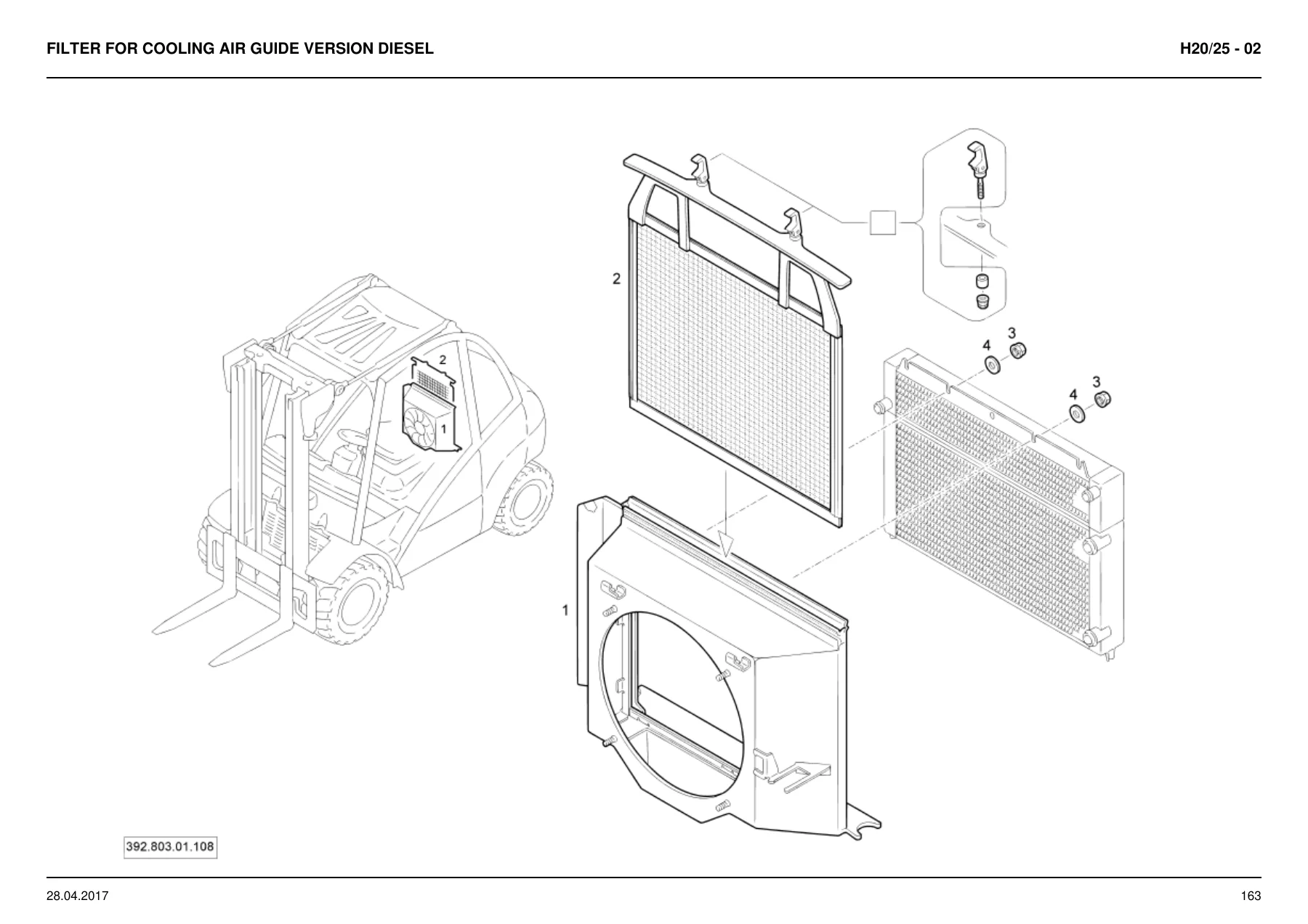 Linde H20 H25 Forklift Spare Parts Catalog 392-02 - Complete PDF Parts Manual - Image 3