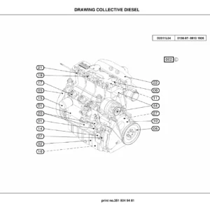 Linde H25 H30-05 Forklift Spare Parts List - 3518049481 PDF Download