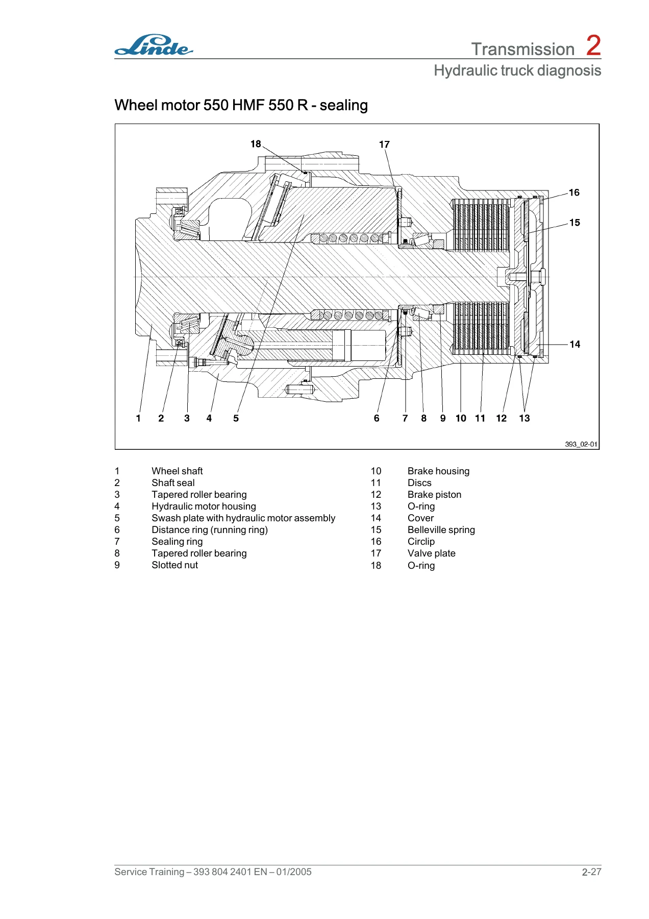 Linde H30D H30T H35D H35T Series 393 Service Training Manual 2005 - Image 3