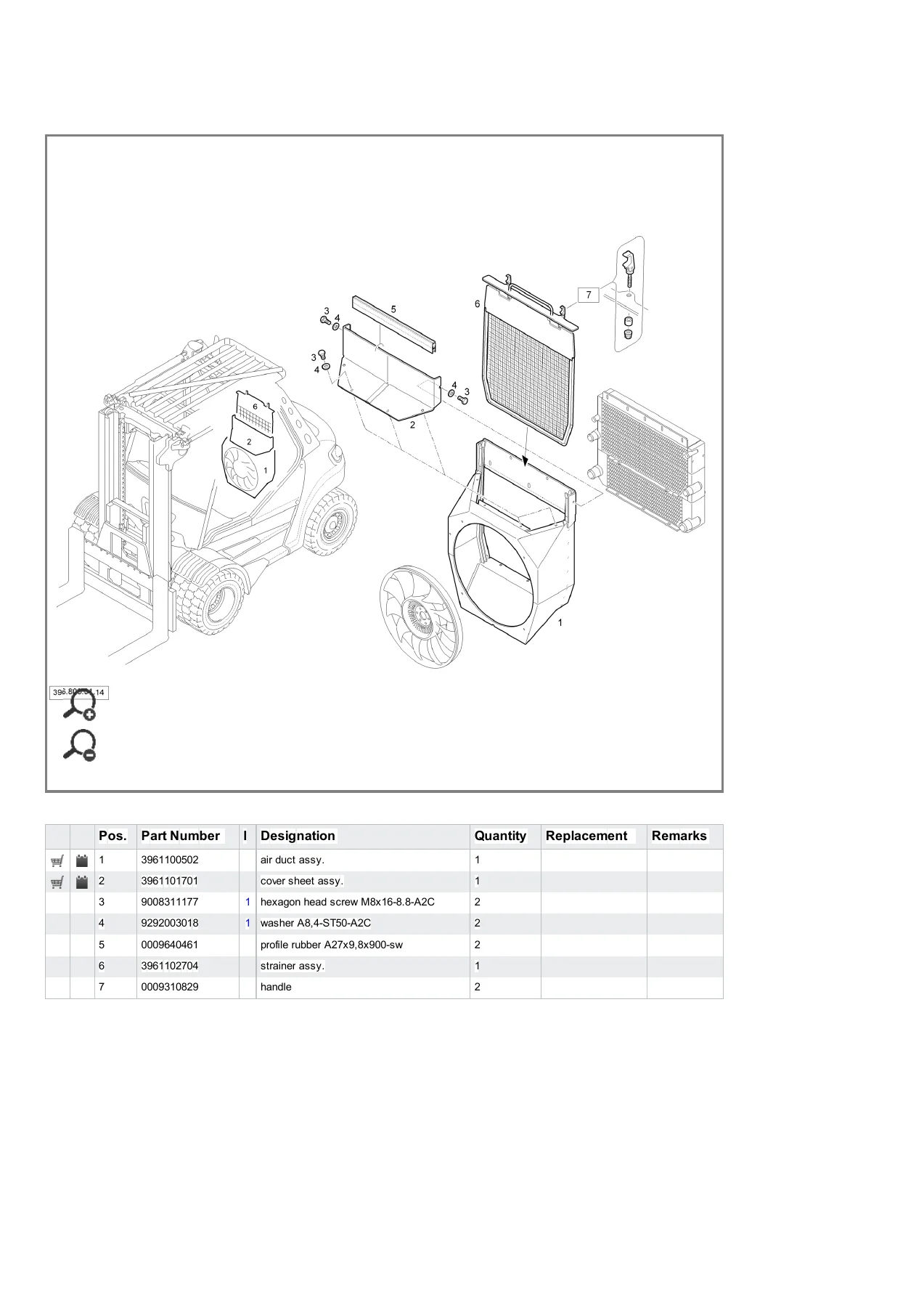 Linde H50 H60 H70 H80 H80-900 H80-1100 Forklift Parts Catalogue PDF - Serial H2X396Z00362 - Image 2
