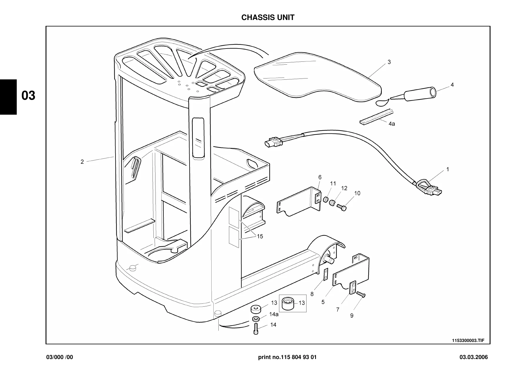 Linde R14 R16 R20-02 Spare Parts List PDF - 1158049301 Forklift Parts Catalog - Image 3