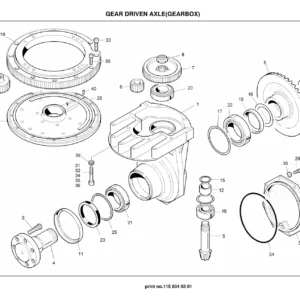 Linde R14 R16 R20-02 Spare Parts List PDF - 1158049301 Forklift Parts Catalog