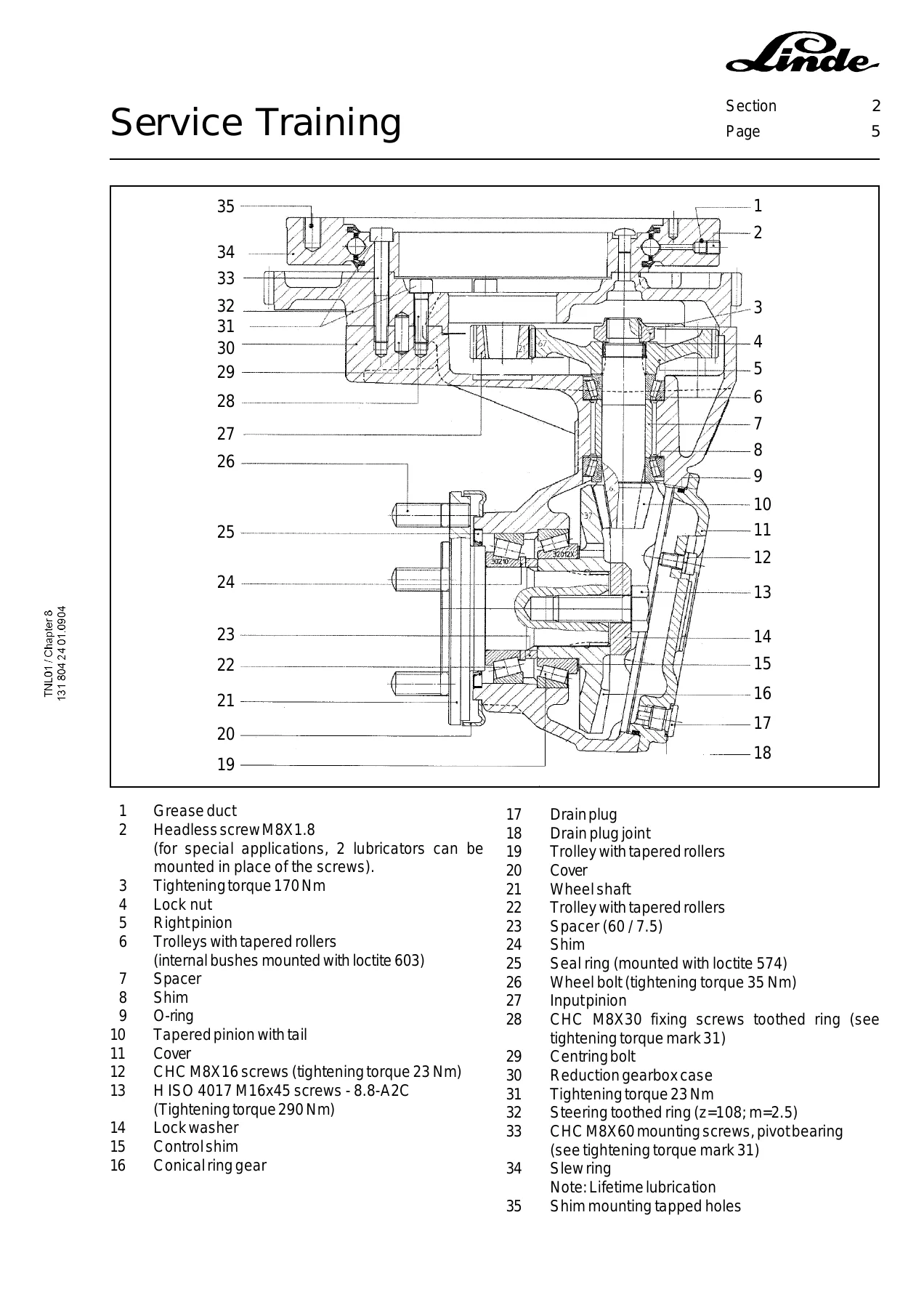 Linde T18 T20 Electric Pallet Truck Type 360 & 131 Service Training Manual - Image 3