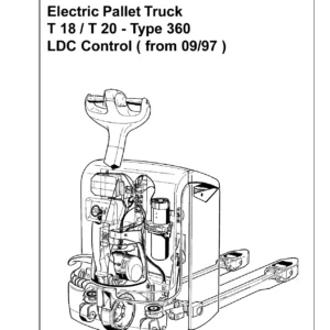 Linde T18 T20 Electric Pallet Truck Type 360 & 131 Service Training Manual