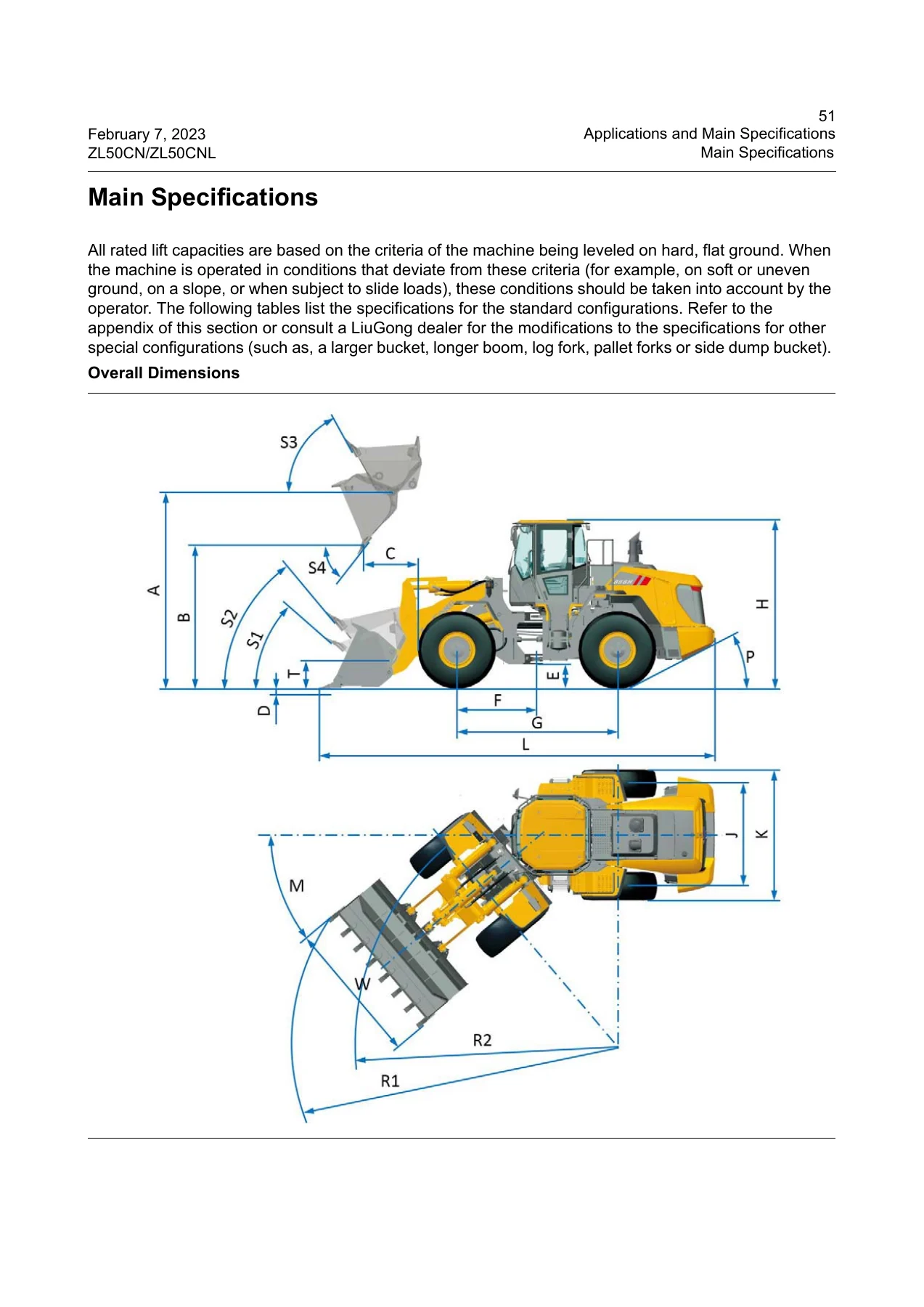 LiuGong ZL50CN ZL50CNL Wheel Loader Operation and Maintenance Manual - PDF Download - Image 3