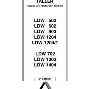 Lombardini Serie FOCS LDW 502-1404 Manual de Taller Motores Diesel - PDF