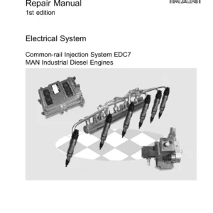 MAN Industrial Diesel Engines EDC7 Common-rail Injection System Repair Manual 51.99598-8341 - PDF Download