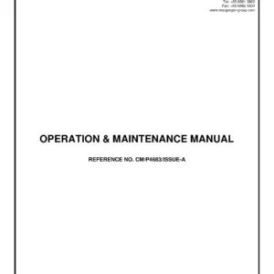 MacGregor Plimsoll Deck Machinery Operation & Maintenance Manual CM/P4683 Issue A - 58.7m Anchor Handling Supply Vessel PDF