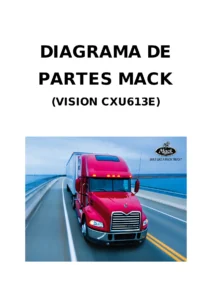 Mack Vision CXU613E — Catálogo de Partes con Diagramas Explosionados (Español)