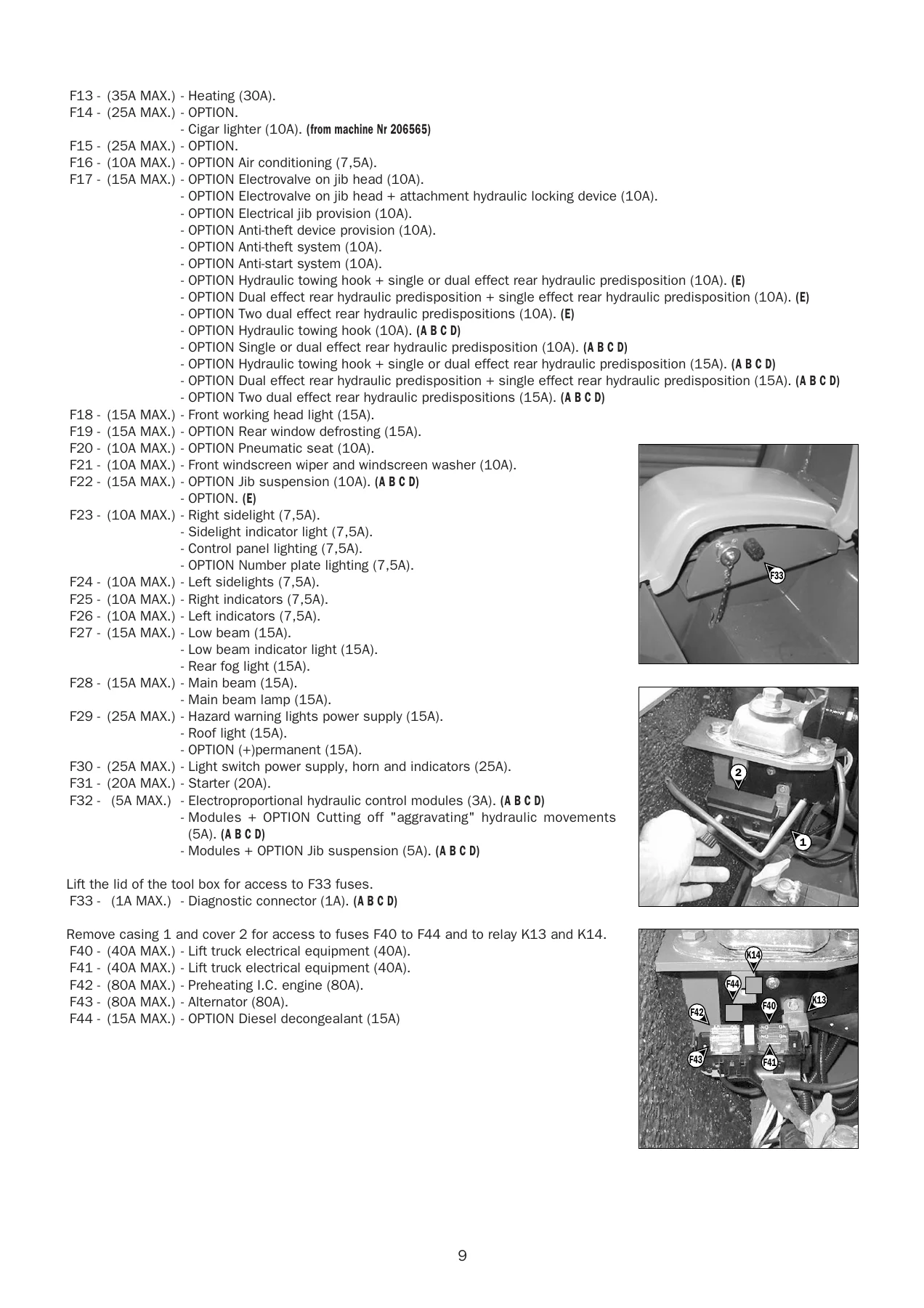 Manitou MT 732 MT 932 MLT 630 634 731 Turbo Series B-E2 Electrical Diagrams Manual - Group 80 PDF - Image 3