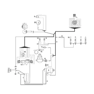 Manitou MT 732 MT 932 MLT 630 634 731 Turbo Series B-E2 Electrical Diagrams Manual - Group 80 PDF