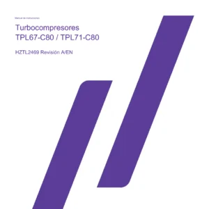 Manual de Instrucciones Turbocompresores Accelleron TPL67-C80 y TPL71-C80 - HZTL2469 Rev. A (Junio 2023)
