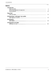 Manual de Reparación CLAAS DISCO 2700-9300 C/RC/Plus - Taller Completo PDF (00 0296 639 0)