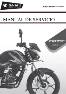 Manual de Servicio Bajaj Discover 125M – Reparación y Mantenimiento PDF