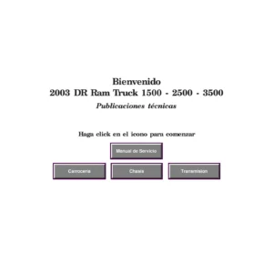 Manual de Servicio Dodge Ram 1500 2500 3500 2003 - Taller y Diagnóstico Completo PDF