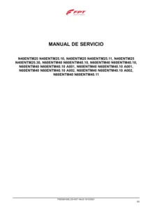 Manual de Servicio Iveco FPT N40ENTM25 y N60ENTM40 Motores Marinos - PDF