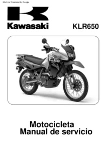 Manual de Servicio Kawasaki KLR650 - Guía Completa de Taller en Español PDF