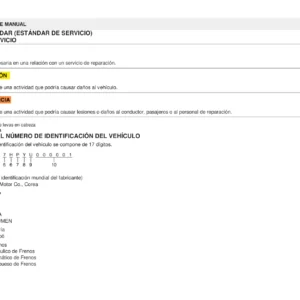 Manual de Taller Hyundai – Compilación de Workshop Manual – Motor, Transmisión, Frenos, Suspensión y Aire Acondicionado (PDF)