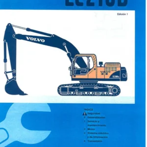 Manual de Taller Volvo EC210B – Sistema Eléctrico, Información y Transmisión (Volumen 2) PDF