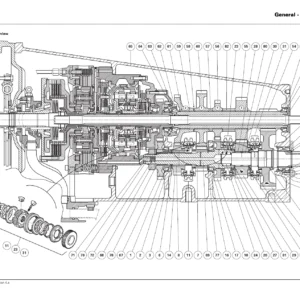 Massey Ferguson 6400 Tractor Gearbox Workshop Manual - GBA10 GBA15 GBA20 GBA25 Transmission Service & Repair