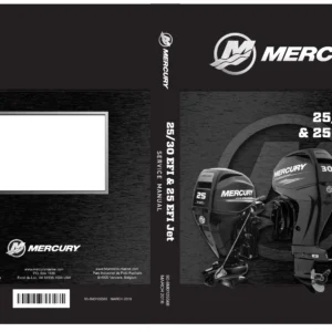 Mercury 25/30 EFI & 25 EFI Jet Outboard Service Manual 2016 - PDF Workshop Guide