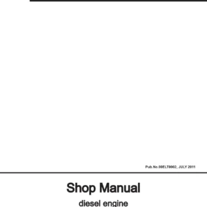 Mitsubishi Fuso 4P10 Euro 5 Euro V Diesel Engine Shop Manual 00ELT0002