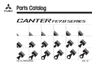 Mitsubishi Fuso Canter FE7 & FE8 Series Parts Catalog 2022 (BDKFE300D02) - PDF Download