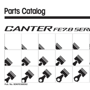 Mitsubishi Fuso Canter FE7 & FE8 Series Parts Catalog 2022 (BDKFE300D02) - PDF Download