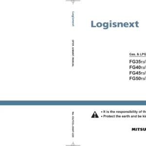 Mitsubishi Logisnext FG35T3 FG40T3 FG45T3 FG50T3 FD35T9 FD40T9 FD45T9 FD50T9 Forklift Operation & Maintenance Manual - PDF Download