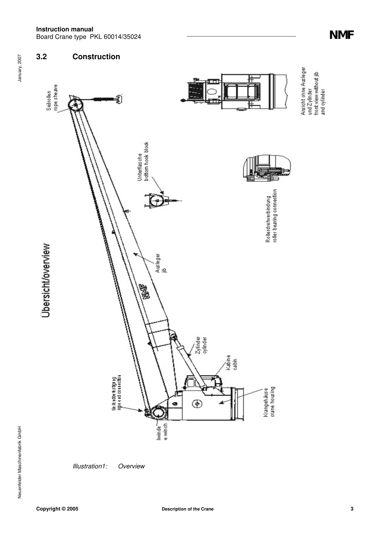 NMF PKL 60014/35024 Deck Crane Instruction Manual - Order 80568 PDF - Image 2