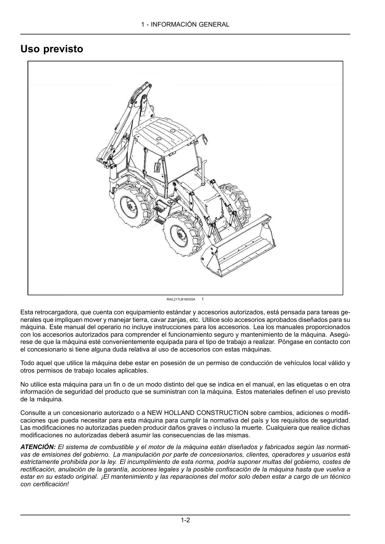 New Holland B90C B95C B95C TC B110C B115C TC Manual del Operario - Retrocargadora Tier 3 - PDF 51699061 - Image 2