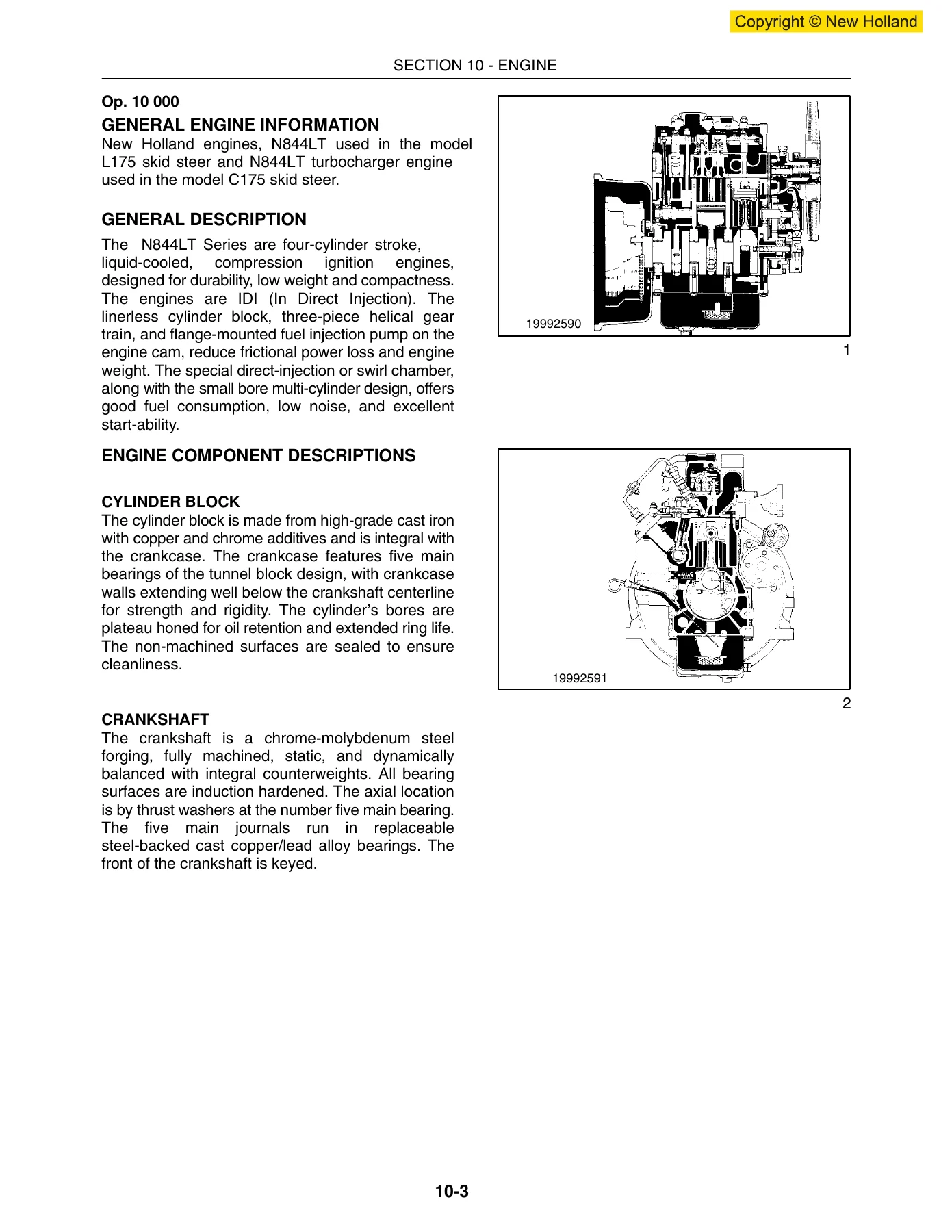 New Holland L175 & C175 Skid Steer Loader Workshop Manual - 87630289 PDF Download - Image 3