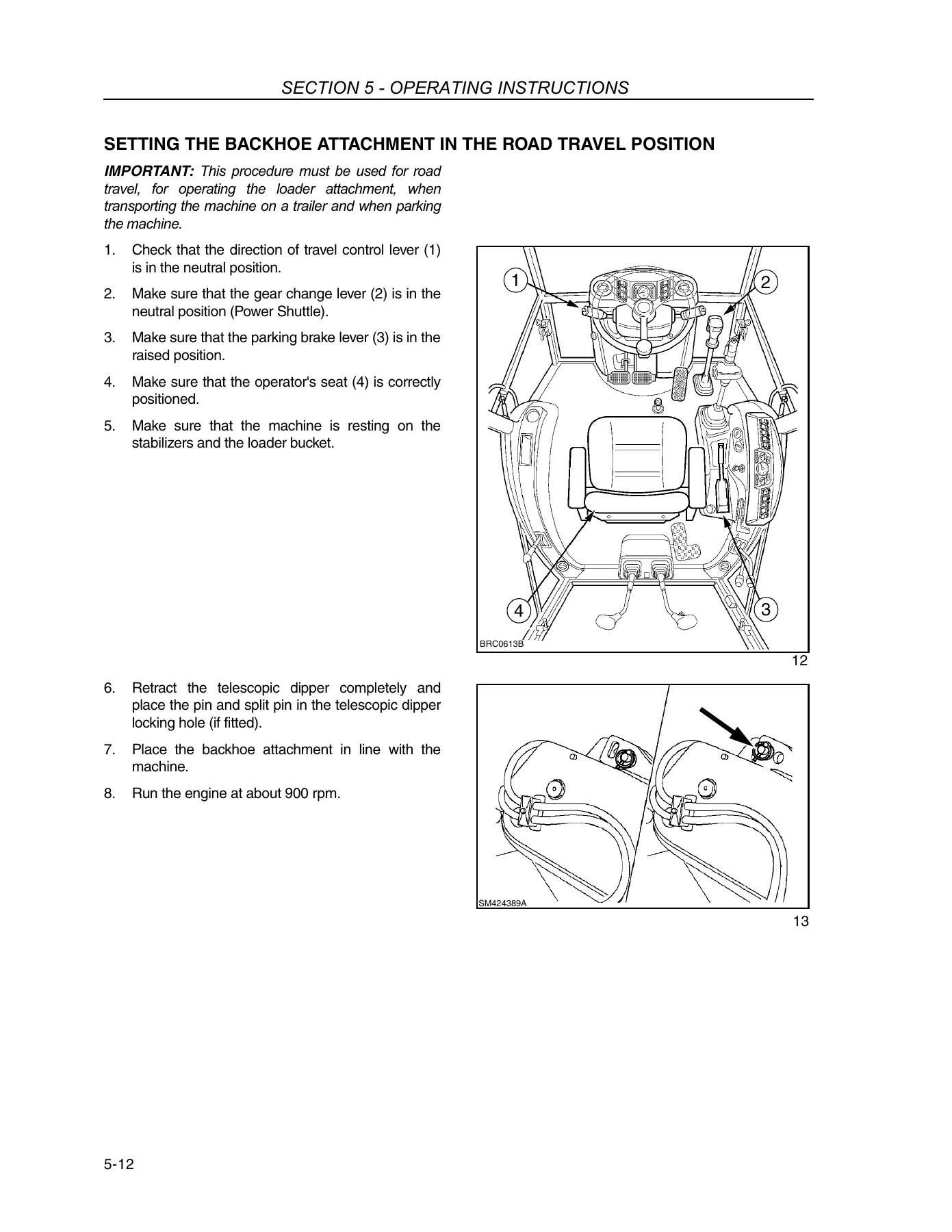 New Holland LB75.B LB90.B LB110.B LB115.B Loader Backhoe Operator Manual - PDF - Image 3