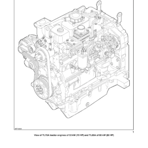 New Holland TL70A TL80A TL90A TL100A Tractor Service Repair Manual - 603.54.511.00