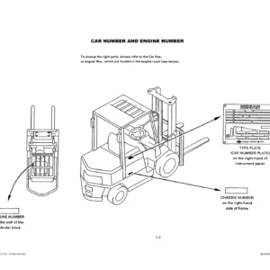 Nissan 1F2UCU Series Forklift Parts Catalogue August 2009 - CF720-UBOOK PDF Download