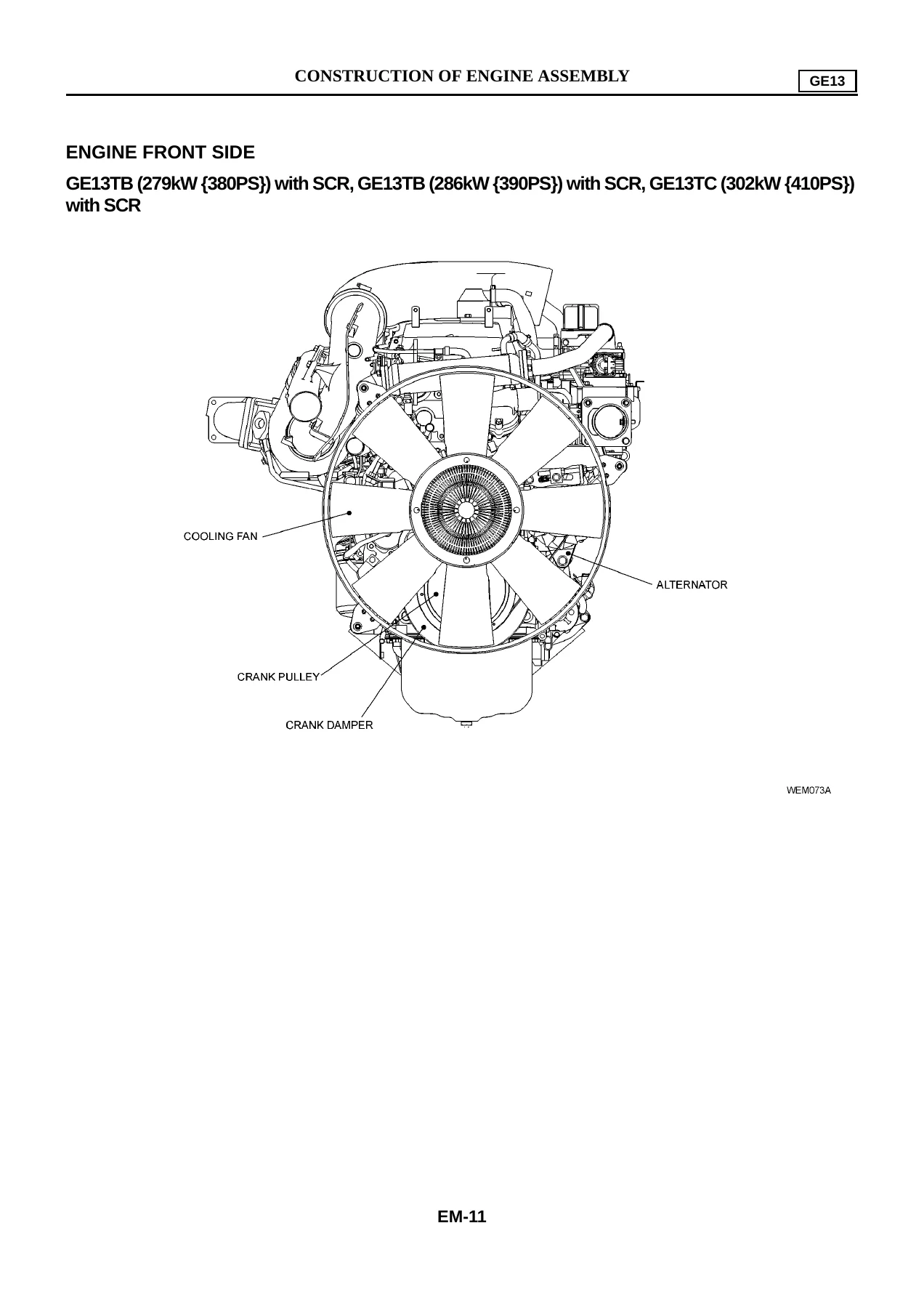 Nissan Diesel GE13 Engine Service Manual SMCG300E09 - GE13TA GE13TB GE13TC GE13TD GEB3 GED3 Workshop PDF - Image 2