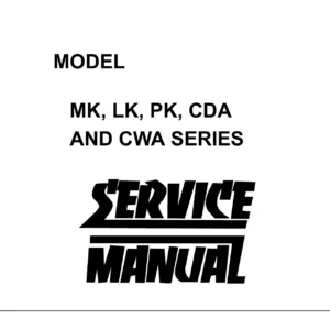 Nissan Diesel MK LK PK CDA CWA Series Truck Chassis Service Manual PDF